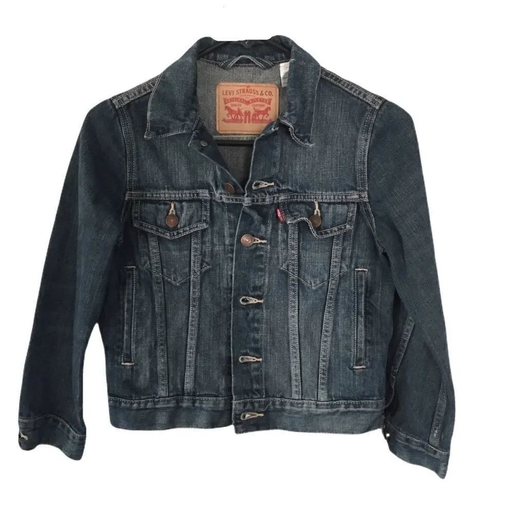 Levi’s kids Jean Jacket sz small EUC